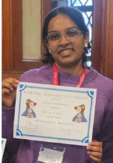 Ananya Kadali, final year MEng in Computer Science and Cybersecurity