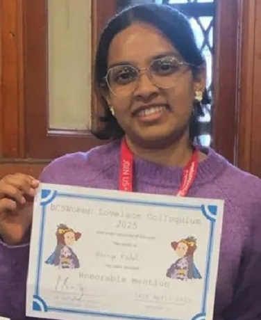Ananya Kadali, final year MEng in Computer Science and Cybersecurity