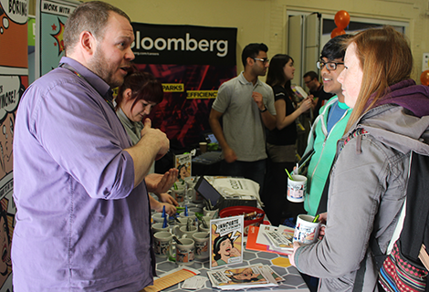 Bloomberg stand at Careers Fair