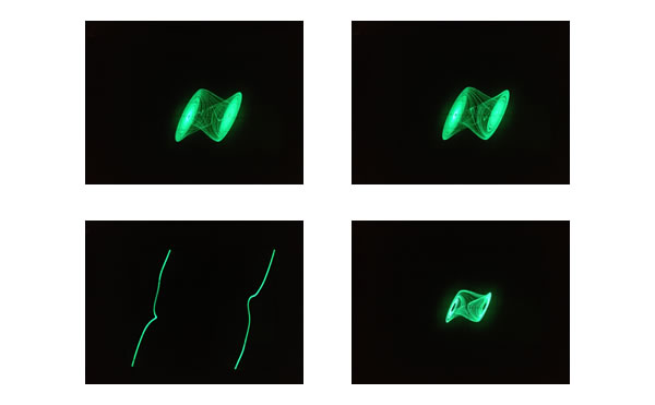 Viewing the Chaotic Behaviour (view clockwise from top left)